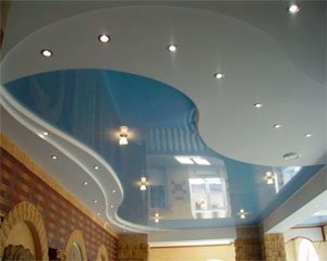 Различные виды светильников для натяжных потолков